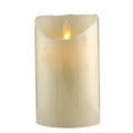 LED Illuminated Wax Candle - Flicker - 5" Height - 3" Diameter