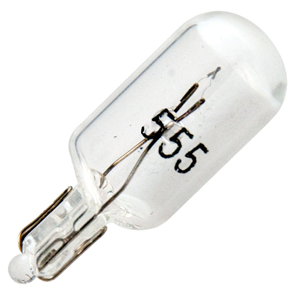 Eiko 555 Bulb | 0.238 Amp, 6.3 Volt, 1.5 Watts, T3.25, Wedge Base