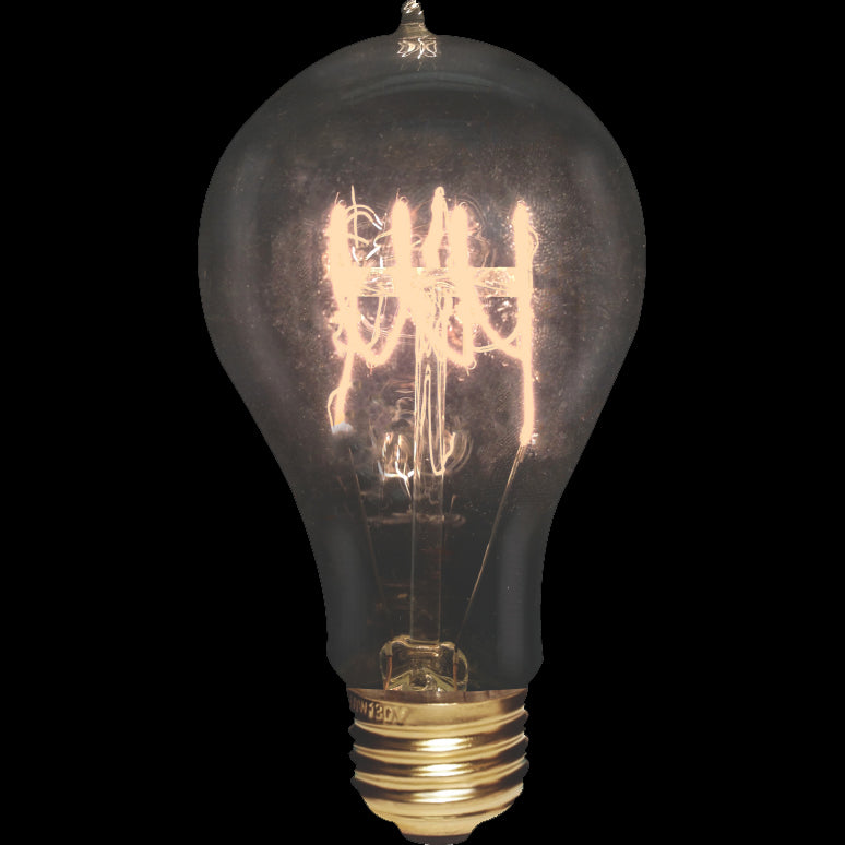 Standard - 40W Victorian - Quad Loop Filament - A19 - Medium Base