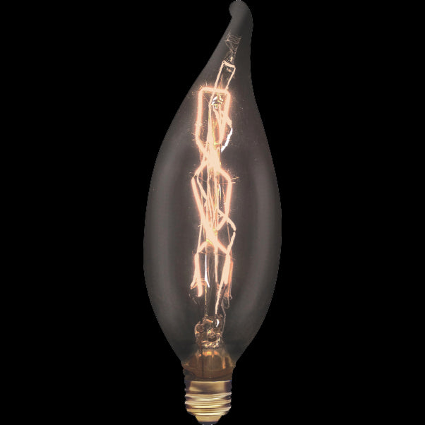 Standard - 25W Victorian - Swirl Filament - CA10 - Candelabra Base