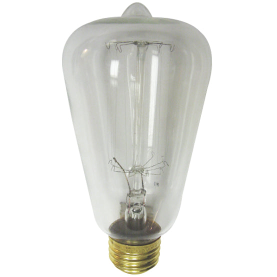 Standard - 40W Victorian - Single Loop Filament - S60 - Medium Base
