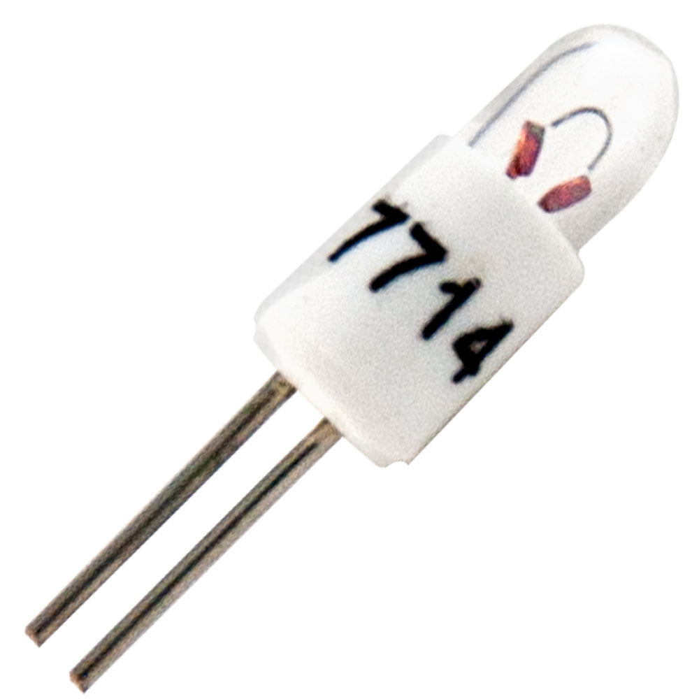 7714 Bulb | 0.075 Amp, 5 Volt, 0.38 Watts, T1, Bi-Pin Base