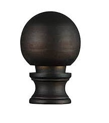 Westinghouse 7000500 | Classic Ball Lamp Finial Oil Rubbed Bronze Finish