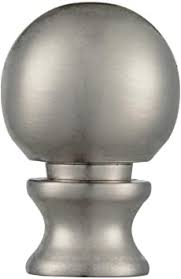 Westinghouse 7000600 | Classic Ball Lamp Finial Brushed Nickel Finish