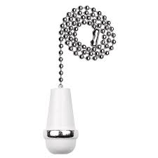 Westinghouse 7729200 | White Wooden Cone Pull Chain