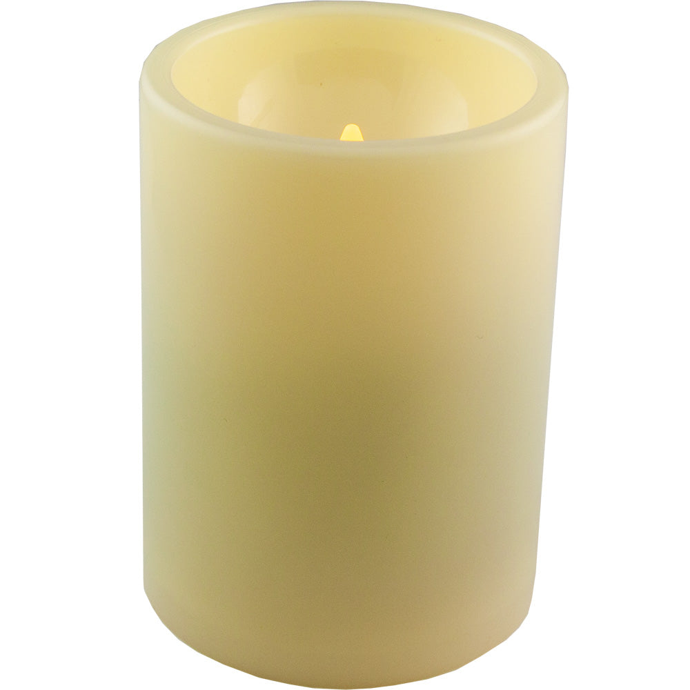 LED Candle Light - Yellow Flame Flicker, Plastic Housing