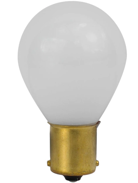 Picture of 309IF Bulb | 0.9 Amp, 28 Volt, 25.2 Watts, S11, BA15S Base Frosted