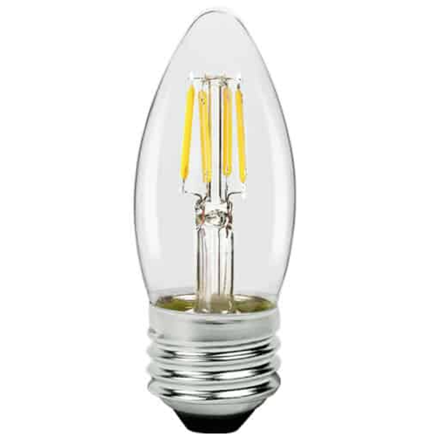 Picture of TCP LED Torpedo B11, 5W, 3000K 500 Lumen Dimmable Lamp